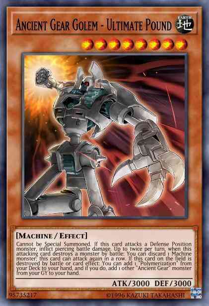 Ancient Gear Golem - Ultimate Pound - LDS1-EN085 - Common - 1st Edition