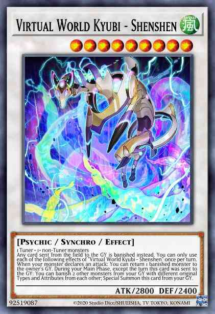 Virtual World Kyubi - Shenshen - PHRA-EN036 - Secret Rare - 1st Edition