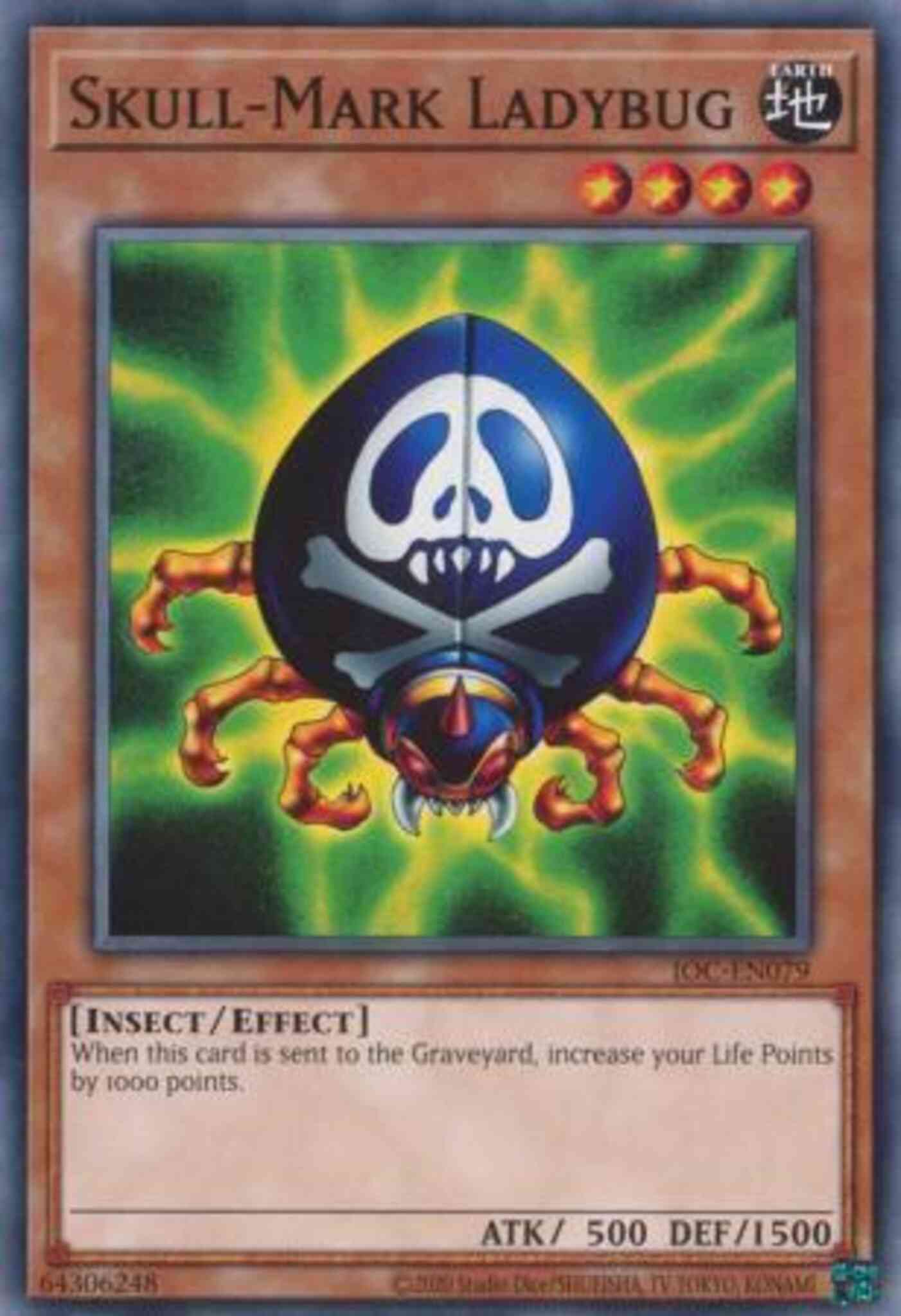 Skull-Mark Ladybug - 25th Anniversary - IOC-EN079 - Common - Unlimited