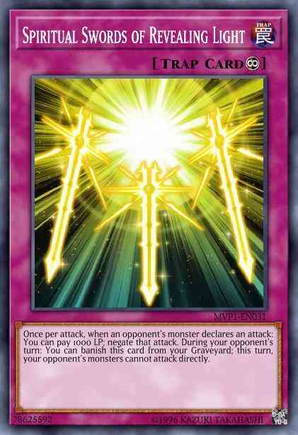 Spiritual Swords of Revealing Light - MVP1-EN031 - Ultra Rare - 1st Edition