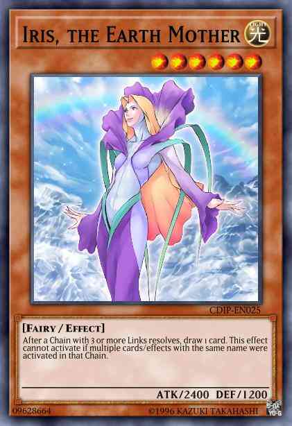 Iris, the Earth Mother - CDIP-EN025 - Ultimate Rare - Unlimited