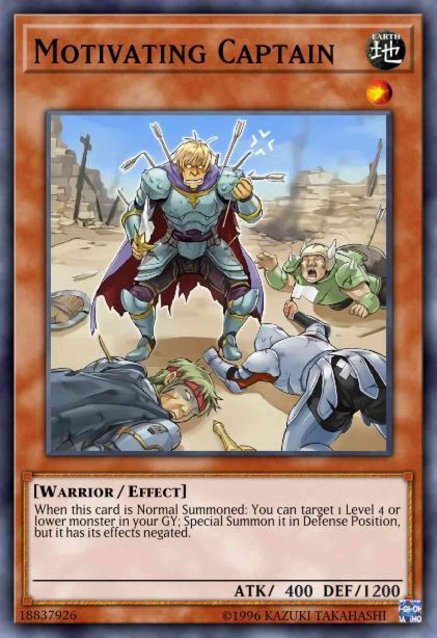 Motivating Captain - MP18-EN055 - Rare - 1st Edition