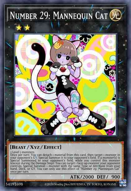 Number 29: Mannequin Cat - RIRA-EN093 - Common - 1st Edition