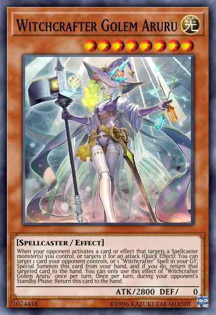 Witchcrafter Golem Aruru - RIRA-EN028 - Secret Rare - 1st Edition