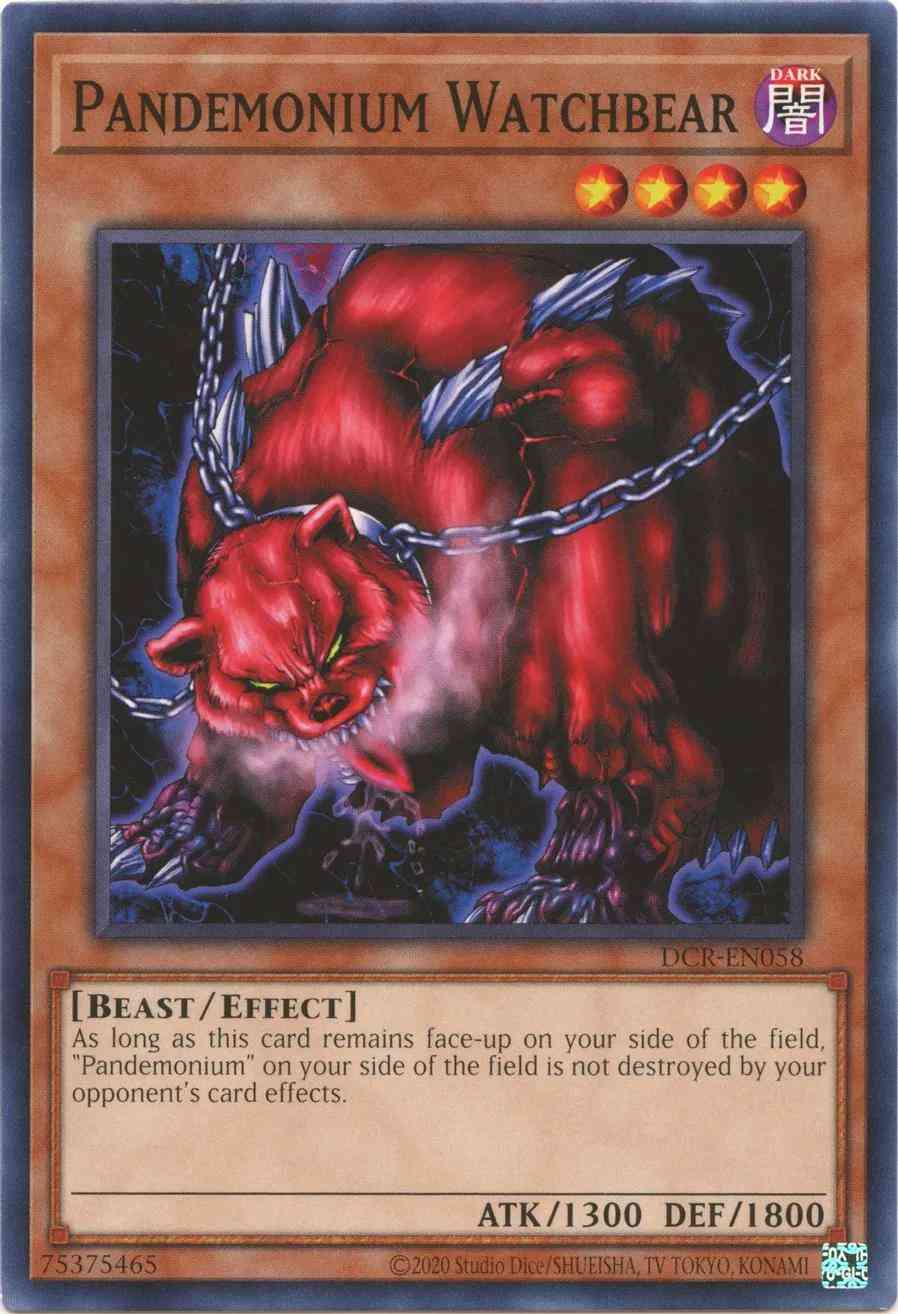 Pandemonium Watchbear - 25th Anniversary - DCR-EN058 - Common - Unlimited