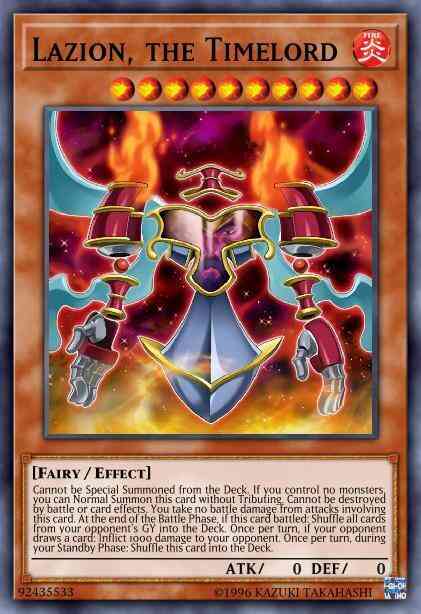 Lazion, the Timelord - BLLR-EN031 - Ultra Rare - 1st Edition