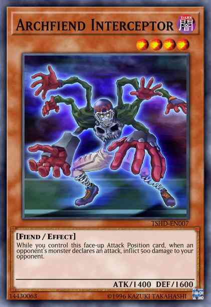 Archfiend Interceptor - TSHD-EN007 - Common - 1st Edition