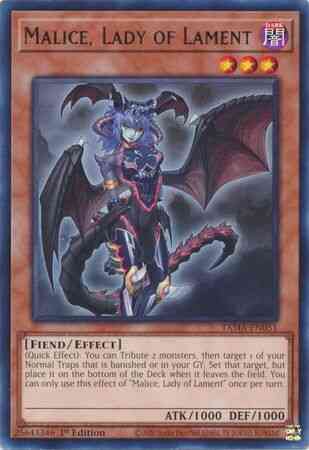 Malice, Lady of Lament - TAMA-EN051 - Rare - 1st Edition