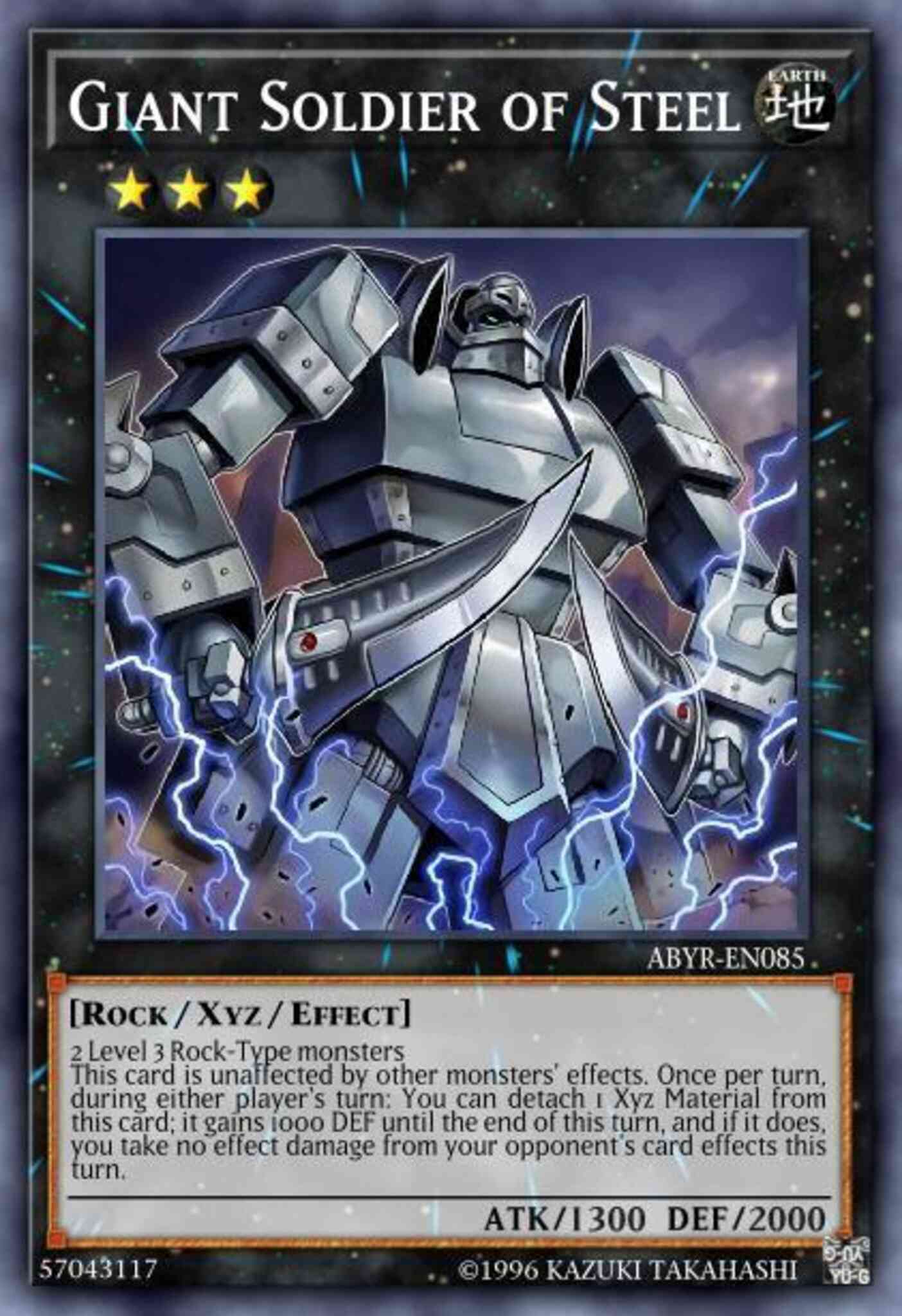 Giant Soldier of Steel - BP03-EN126 - Shatterfoil Rare - 1st Edition