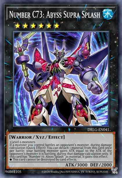 Number C73: Abyss Supra Splash - DRLG-EN041 - Super Rare - Unlimited