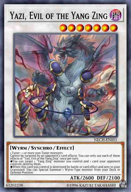Yazi, Evil of the Yang Zing - NECH-EN051 - Secret Rare - Unlimited