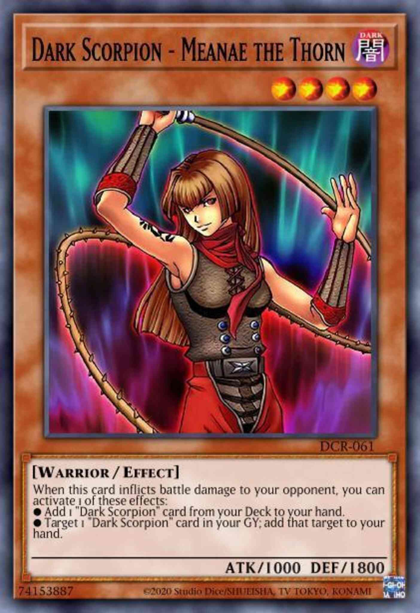 Dark Scorpion - Meanae the Thorn - DR1-EN223 - Common - Unlimited