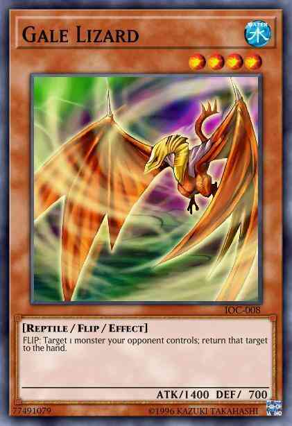 Gale Lizard - BP03-EN007 - Shatterfoil Rare - 1st Edition