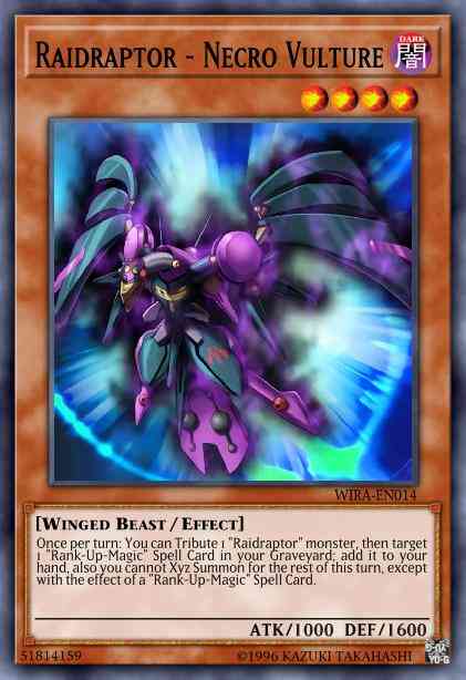 Raidraptor - Necro Vulture - WIRA-EN014 - Super Rare - 1st Edition