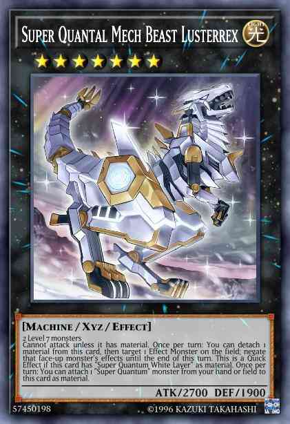 Super Quantal Mech Beast Lusterrex - DANE-EN037 - Super Rare - 1st Edition