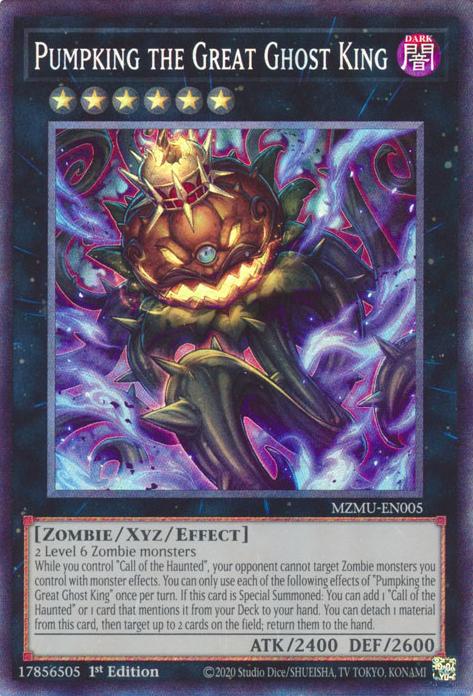 Pumpking the Great Ghost King - MZMU-EN005 - Collector's Rare - 1st Edition