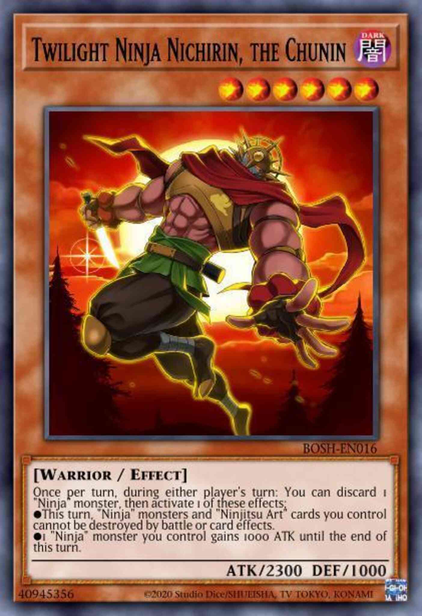 Twilight Ninja Nichirin, the Chunin - MP16-EN187 - Common - 1st Edition