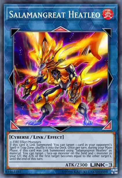 Salamangreat Heatleo - SDSB-EN040 - Ultra Rare - 1st Edition