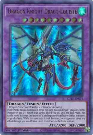 Dragon Knight Draco-Equiste - GFTP-EN093 - Ultra Rare - 1st Edition