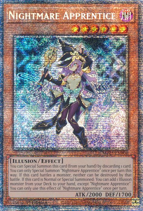 Nightmare Apprentice - MP25-EN004 - Starlight Rare - 1st Edition