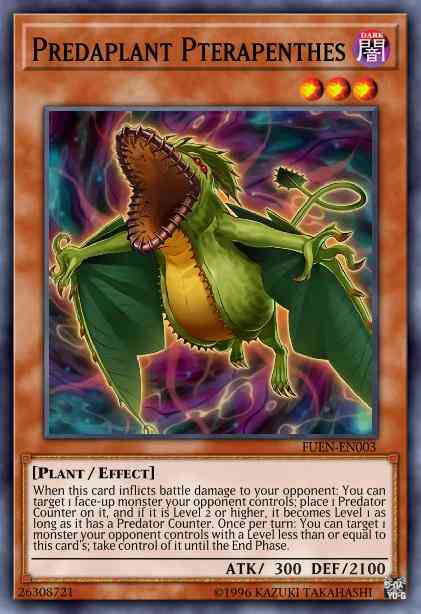Predaplant Pterapenthes - FUEN-EN003 - Super Rare - 1st Edition