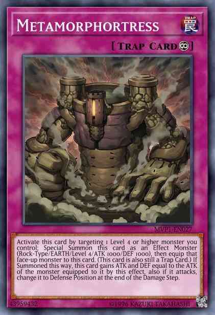 Metamorphortress - MVP1-ENG27 - Gold Rare - Unlimited