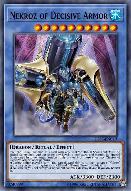 Nekroz of Decisive Armor - THSF-EN019 - Secret Rare - Unlimited