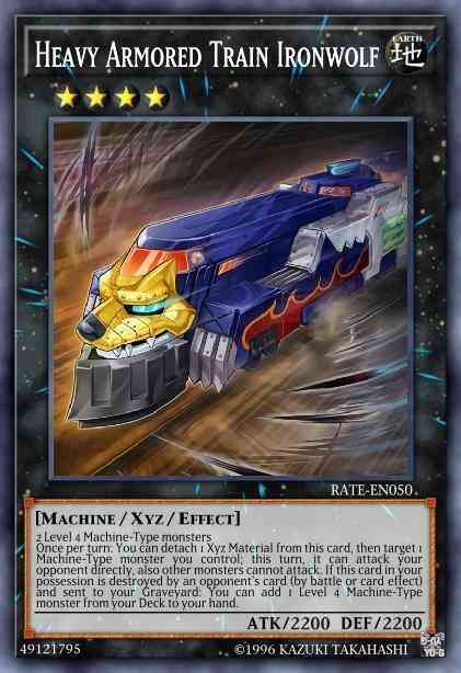 Heavy Armored Train Ironwolf - RATE-EN050 - Super Rare - 1st Edition