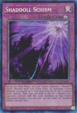 Shaddoll Schism - RA01-EN077 - Prismatic Ultimate Rare - 1st Edition