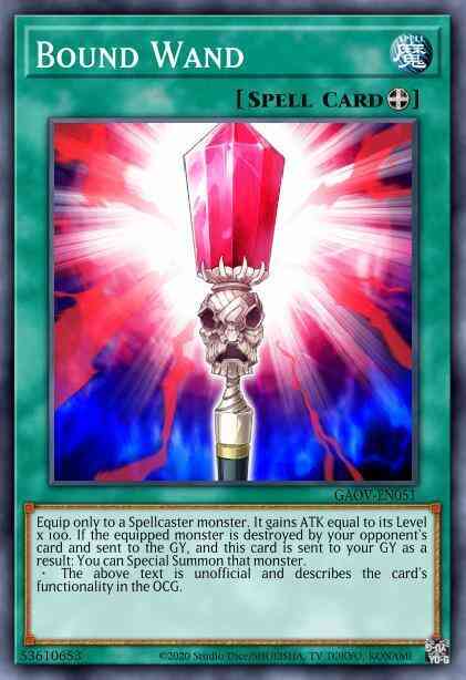 Bound Wand - SP14-EN035 - Starfoil Rare - 1st Edition