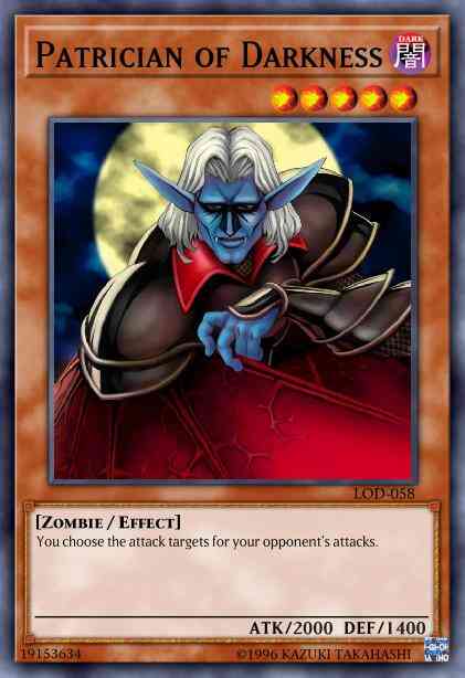 Patrician of Darkness - DB2-EN168 - Common - Unlimited