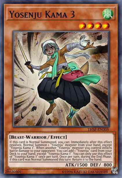 Yosenju Kama 3 - THSF-EN005 - Secret Rare - 1st Edition