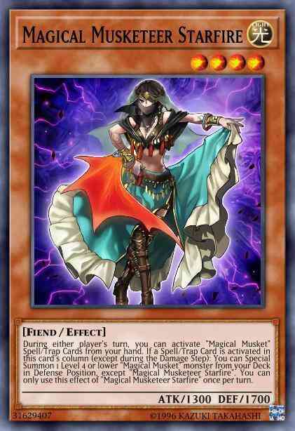 Magical Musketeer Starfire - SPWA-EN019 - Secret Rare - 1st Edition