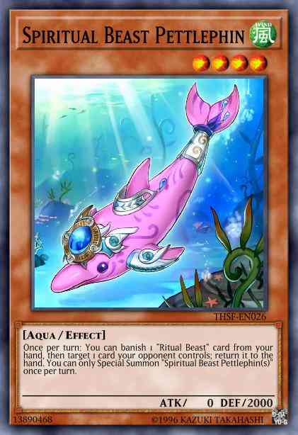 Spiritual Beast Pettlephin - THSF-EN026 - Super Rare - Unlimited