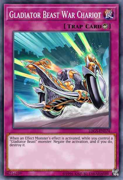 Gladiator Beast War Chariot - LCGX-EN266 - Secret Rare - 1st Edition
