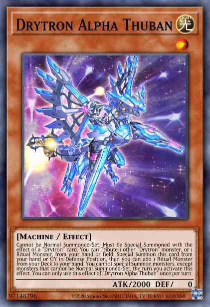 Drytron Alpha Thuban - GEIM-EN024 - Super Rare - 1st Edition
