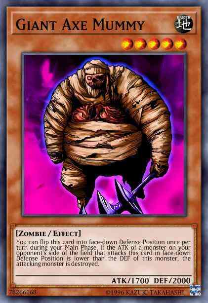 Giant Axe Mummy - DB2-EN223 - Common - Unlimited