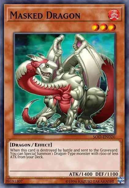 Masked Dragon - DR3-EN026 - Common - Unlimited
