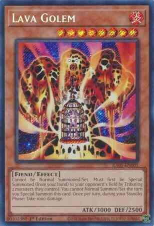 Lava Golem - RA01-EN001 - Secret Rare - 1st Edition