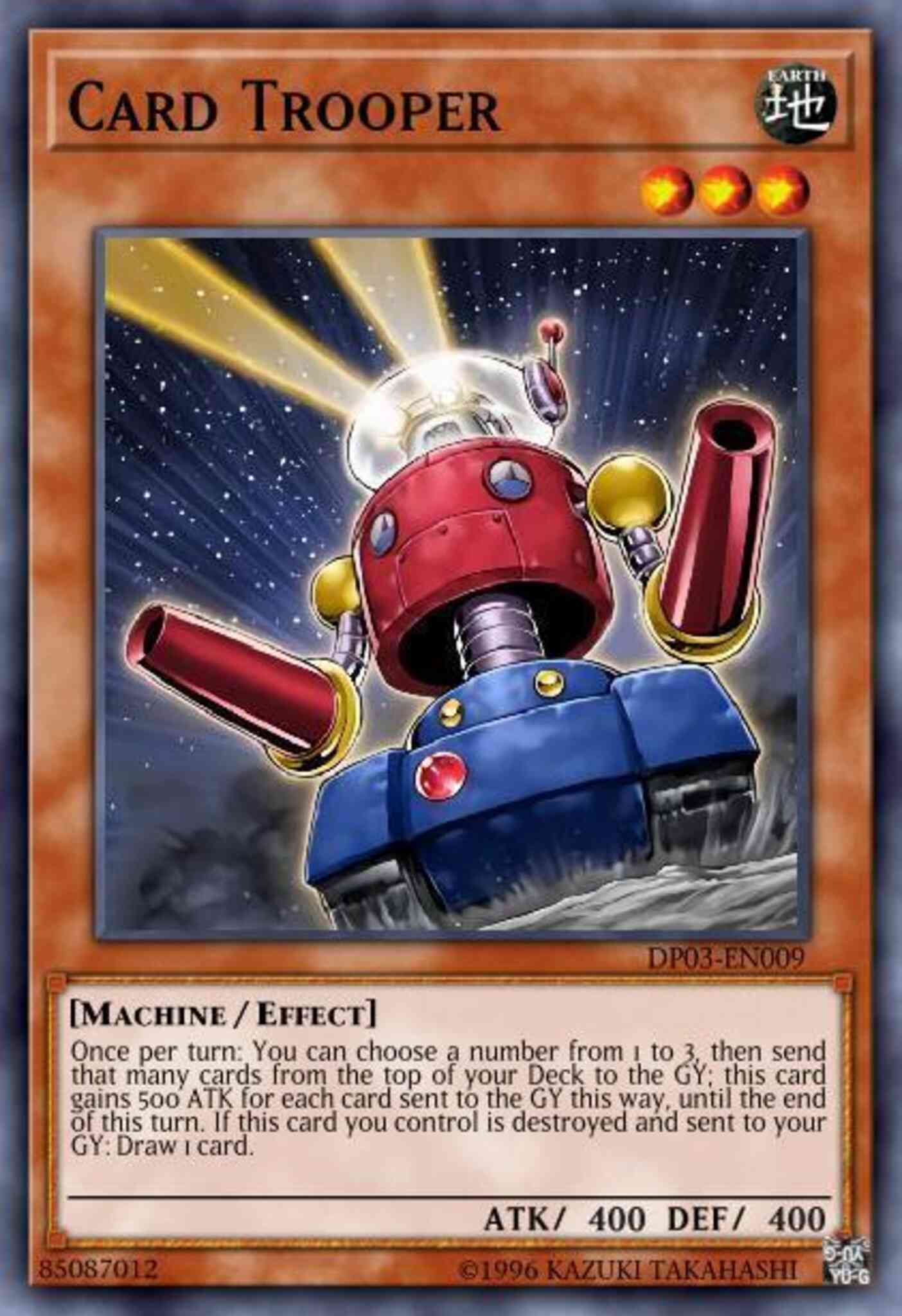 Card Trooper - BP02-EN048 - Mosaic Rare - 1st Edition
