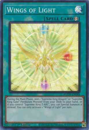 Wings of Light - AGOV-EN048 - Super Rare - 1st Edition