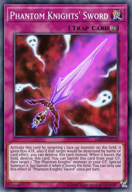 Phantom Knights' Sword - WIRA-EN010 - Rare - 1st Edition