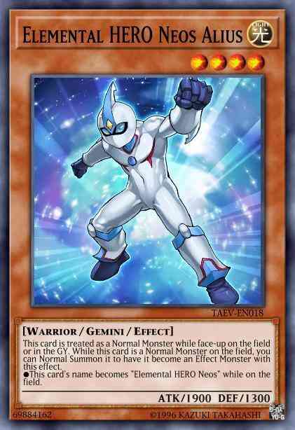 Elemental HERO Neos Alius - BLAR-EN053 - Ultra Rare - 1st Edition