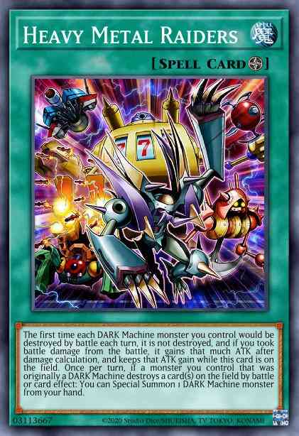 Heavy Metal Raiders - LED2-EN016 - Super Rare - 1st Edition