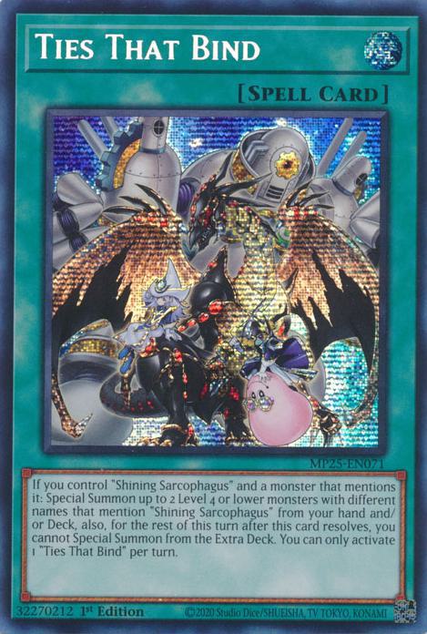 Ties That Bind - MP25-EN071 - Prismatic Secret Rare - 1st Edition