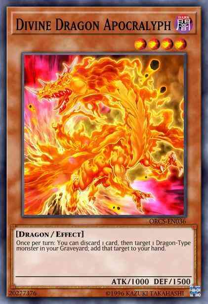 Divine Dragon Apocralyph - YSKR-EN026 - Common - 1st Edition