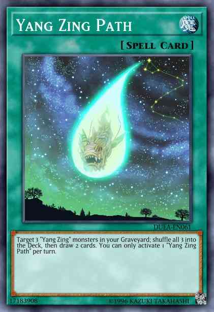 Yang Zing Path - DUEA-EN061 - Secret Rare - Unlimited