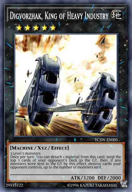Digvorzhak, King of Heavy Industry - PGL3-EN064 - Gold Rare - 1st Edition