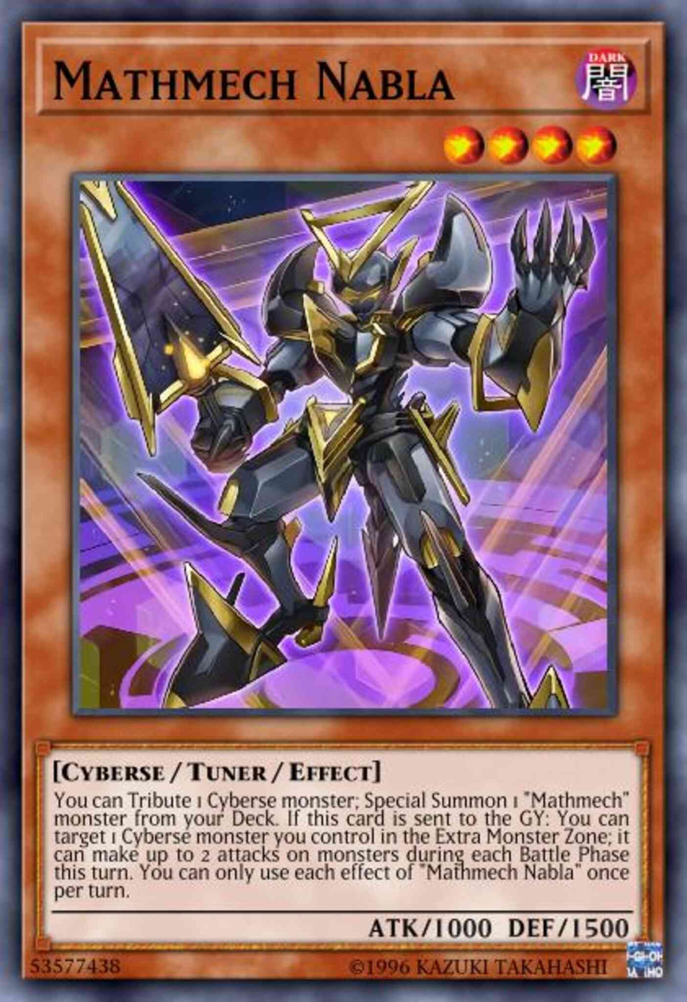 Mathmech Nabla - MYFI-EN002 - Super Rare - 1st Edition