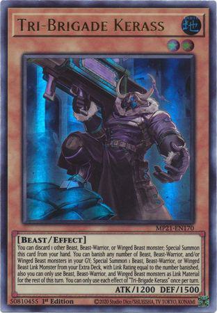 Tri-Brigade Kerass - MP21-EN170 - Ultra Rare - 1st Edition